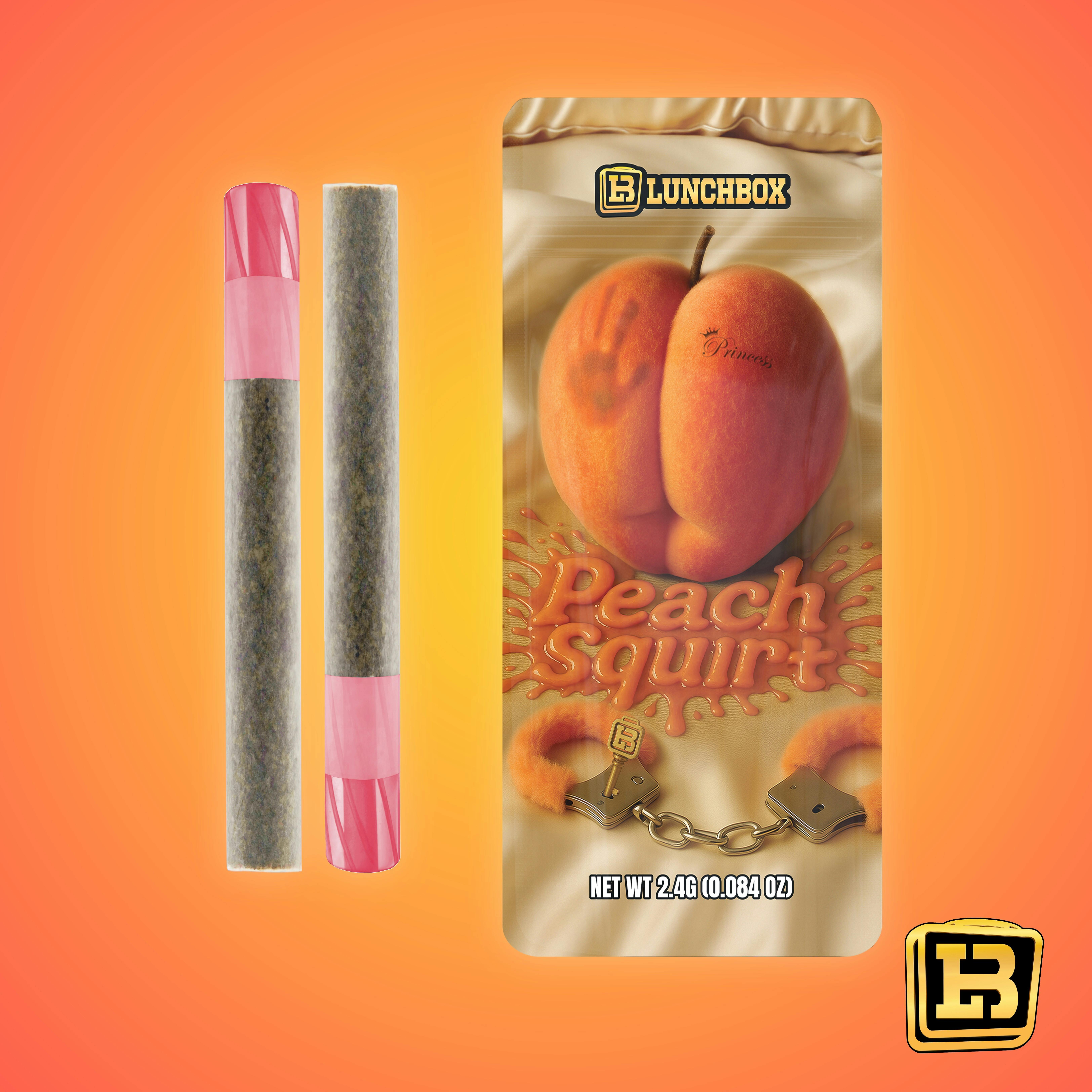 LunchBox Preroll 1.2g 2pk Peach Squirt