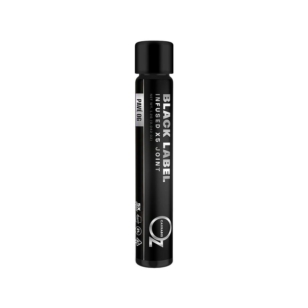 OZ Cannabis Black Label Infused Preroll 1.2g Pavé OG