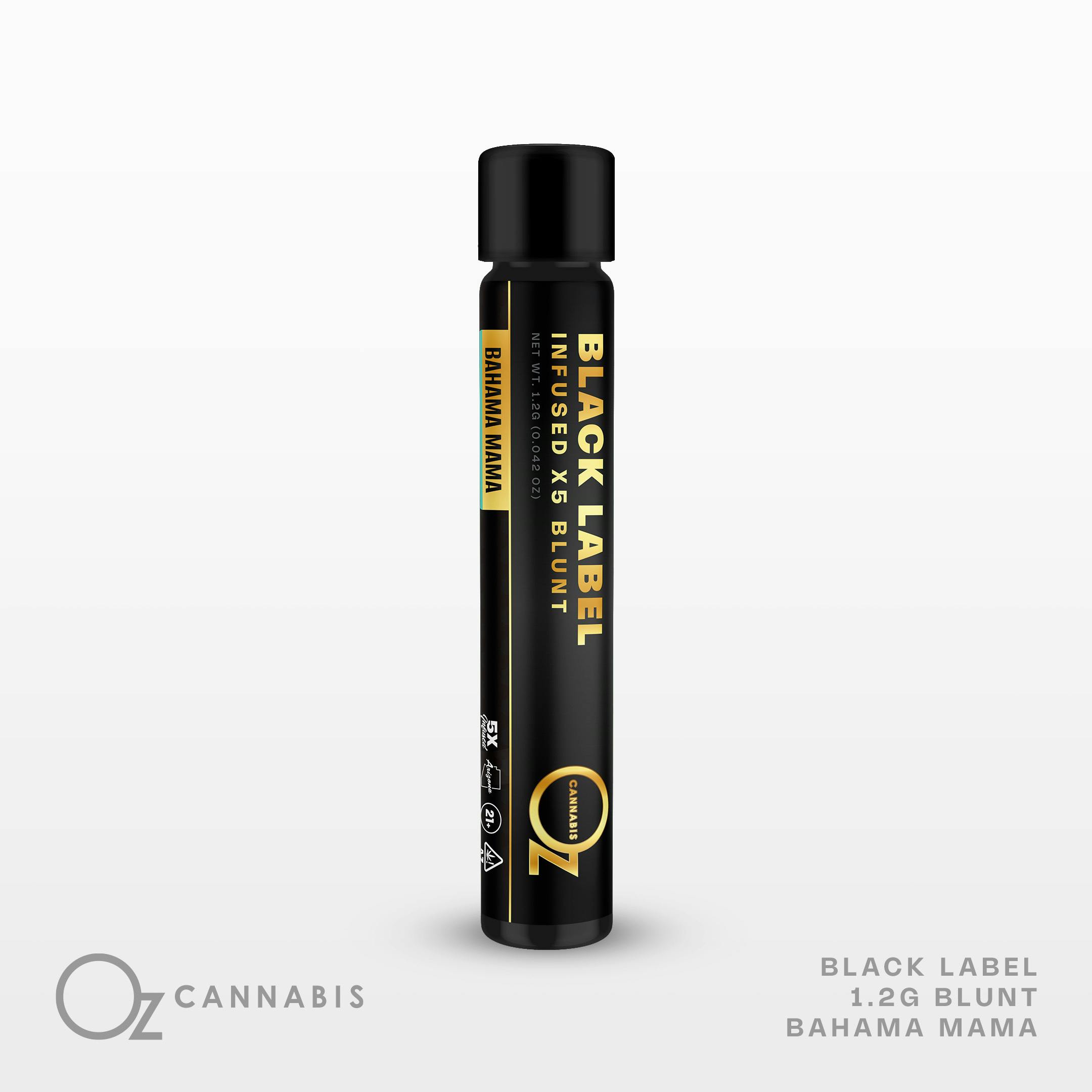 OZ Cannabis Black Label Infused Blunt 1.2g Bahama Mama