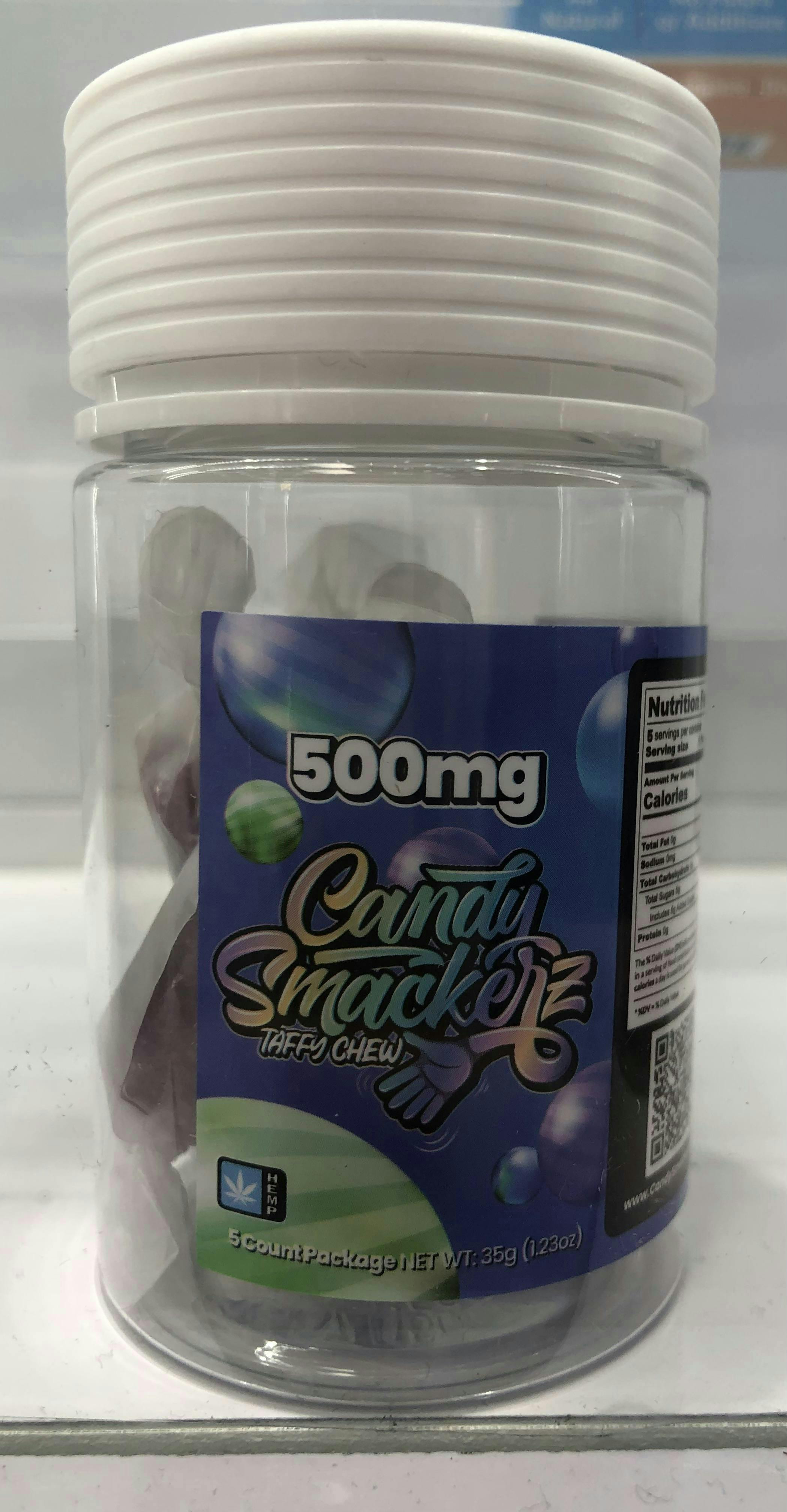 CANDY SMACKERZ - — Green Apple Hhc Taffy Chews