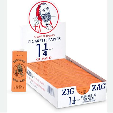 Zig Zag Orange 1 1/4"