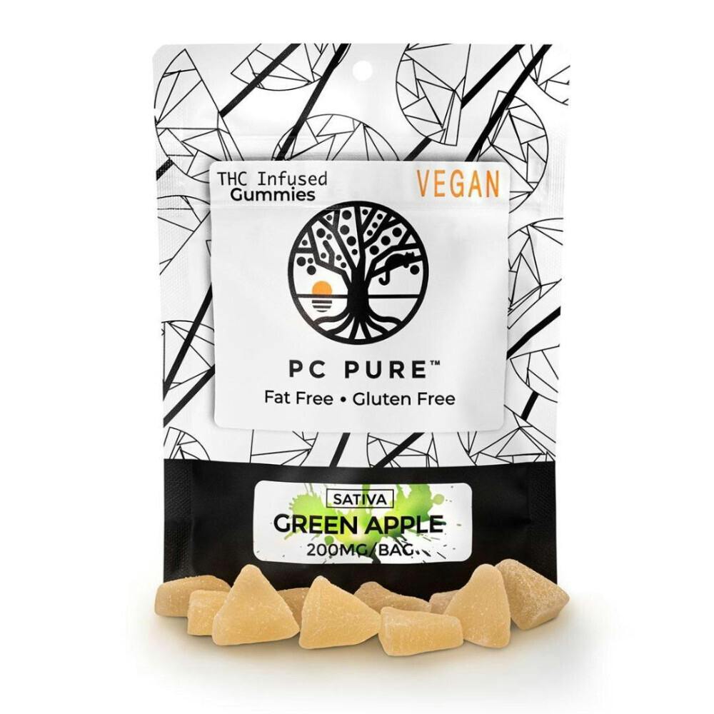 Green Apple 200mg Gummies Sativa