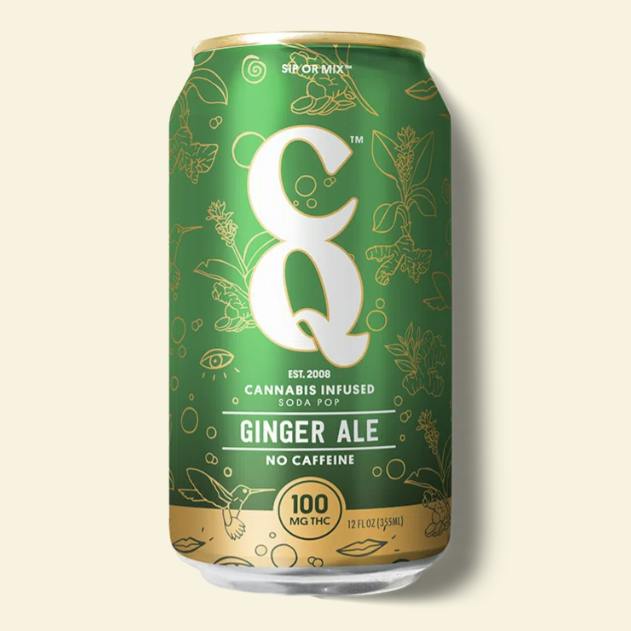 Ginger Ale - 12oz - 100mg THC (No Caffeine)
