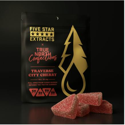 True North | Traverse City Cherry Gummies | 200mg | 4ct | 50mg/ea