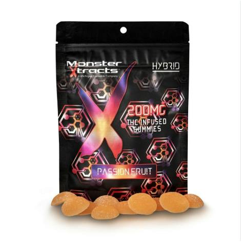 Passion Fruit 200mg Gummies Hybrid
