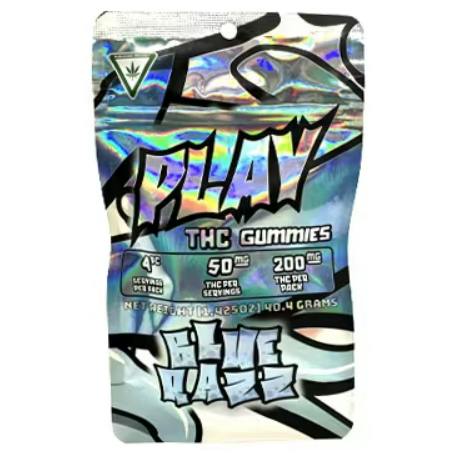 Blue Raspberry Gummies 4x50mg