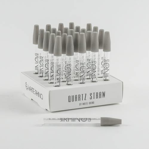 White Rhino Quartz Dab Straw