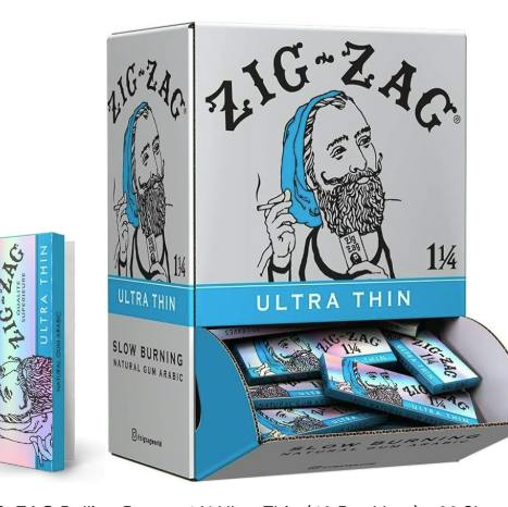 Zig Zag 1/4" Ultra Thin Rolling Papers