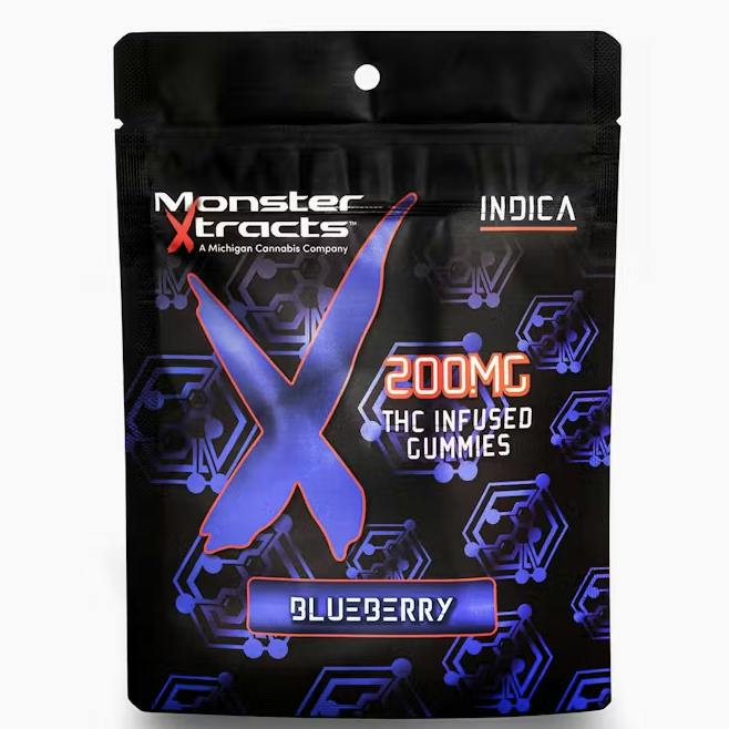 BLUEBERRY 200mg Gummies Indica