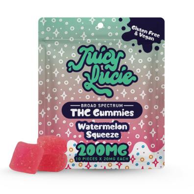 Watermelon Squeeze Gummies 200mg Vegan