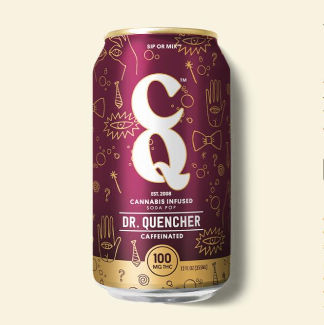 Dr. Quencher 100mg THC Soda 12oz.