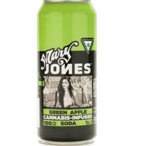 Green Apple 12oz. 100mg Soda