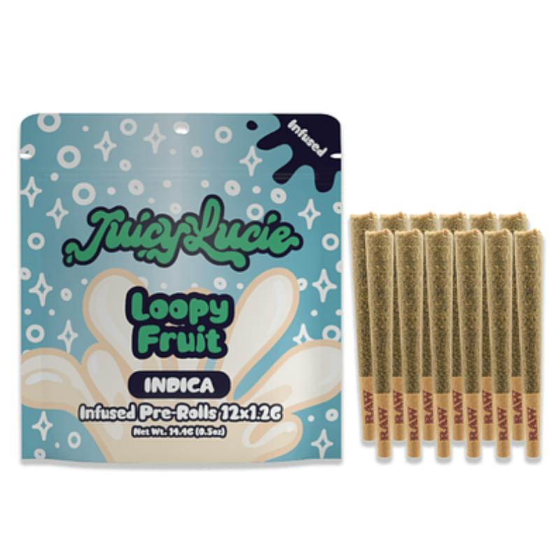 Loopy Fruit Infused 1.2g 12pk Pre-Rolls - Indica