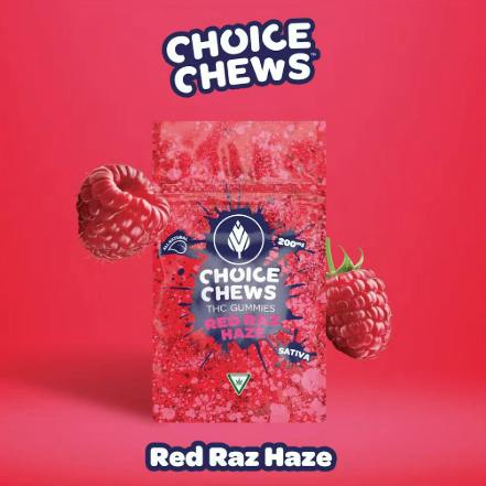 Red Raz Haze 200mg Gummies Sativa