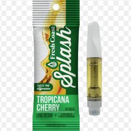 Tropicana Cherry| Splash Live Resin 1G Cart |Hybrid
