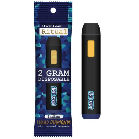 Ritual | Black Lime | Liquid Diamond Disposable | 2g