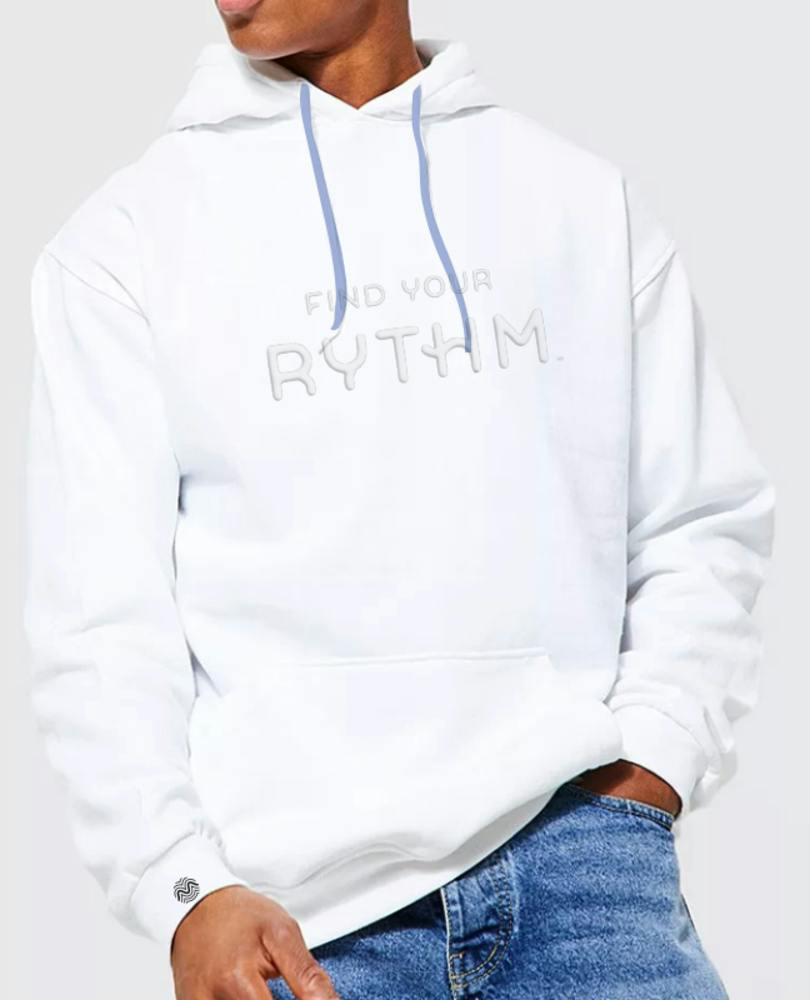 Puff Hoodie White