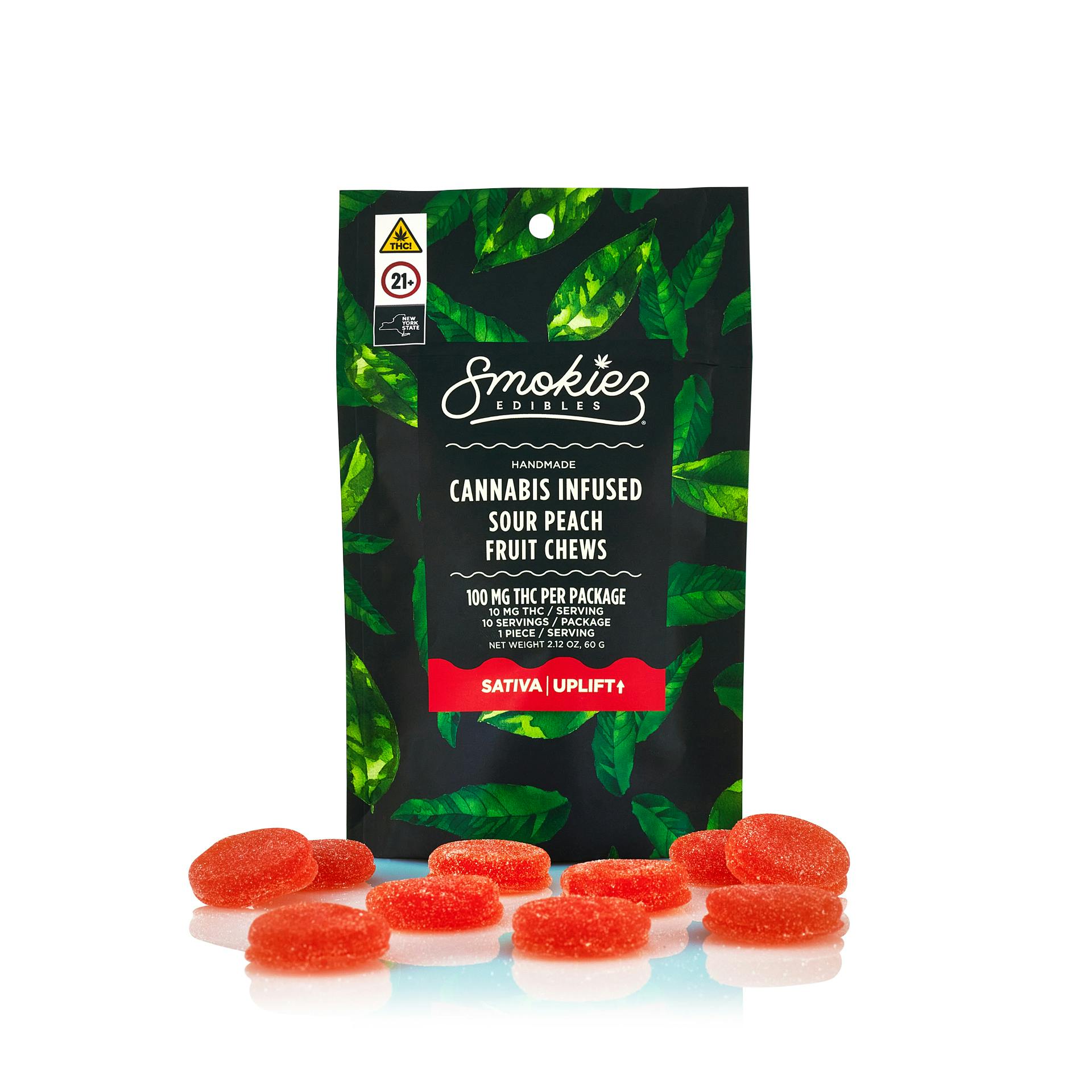 Smokiez - Sour Peach - 10pk - Edibles
