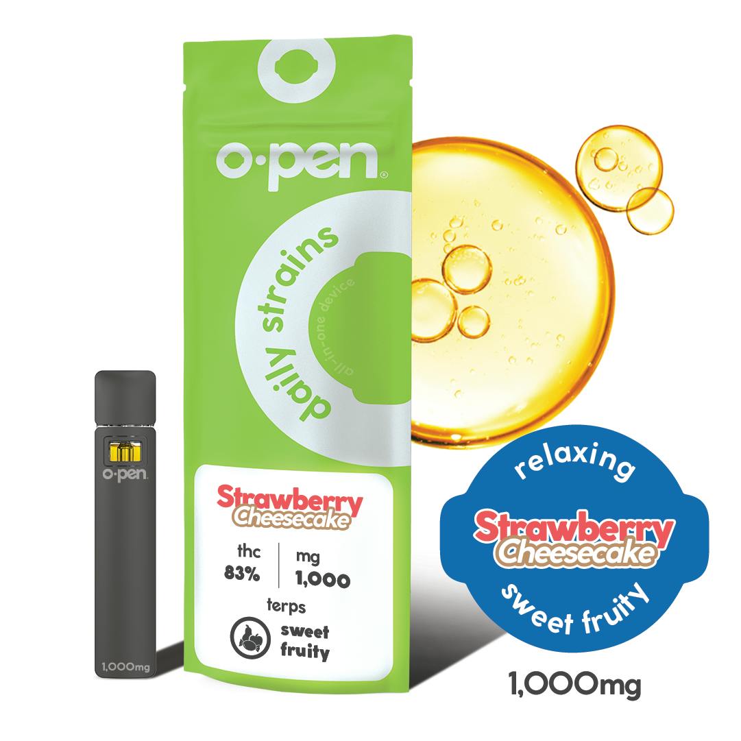 O.PEN - STRAWBERRY CHEESECAKE - RELAXING - DISPOSABLE - 1G