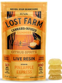CITRUS SPRITZ LIVE RESIN GUMMIES 10PK