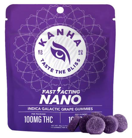 NANO GALACTIC GRAPE FAST ACTING GUMMIES 10PK