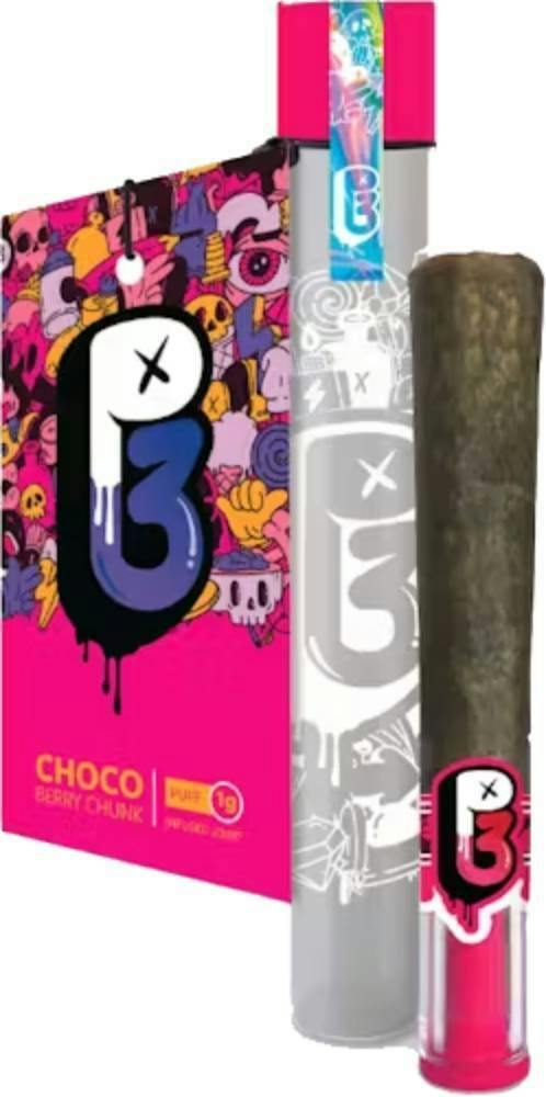 CHOCO BERRY CHUNK INFUSED PREROLL DELTA-9