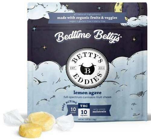 BEDTIME BETTYS LEMON AGAVE 10PK FAST ACTING FRUIT CHEWS