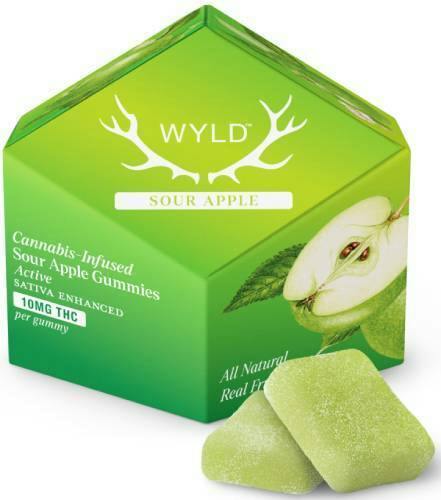 SOUR APPLE GUMMIES 10PK