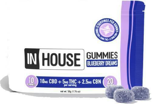 BLUEBERRY DREAMS 3:2:1 CBD:CBN FAST ACTING GUMMIES 10PK