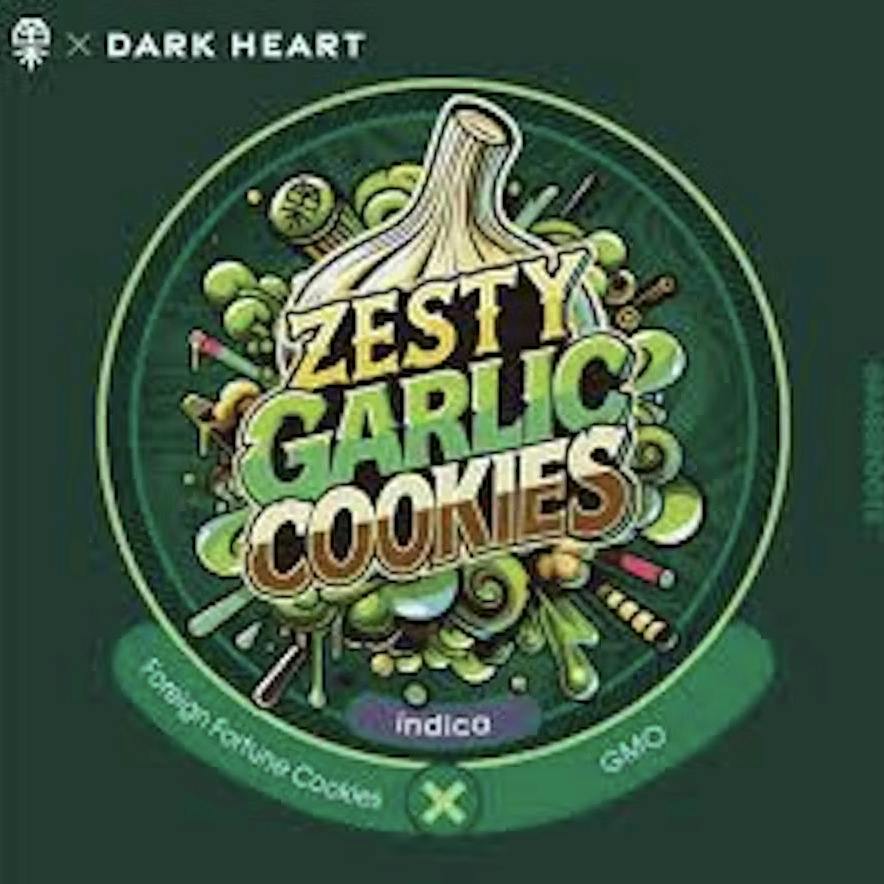Grassroots Dark Heart | Zesty Garlic Cookies (I) - 7g (Smalls)