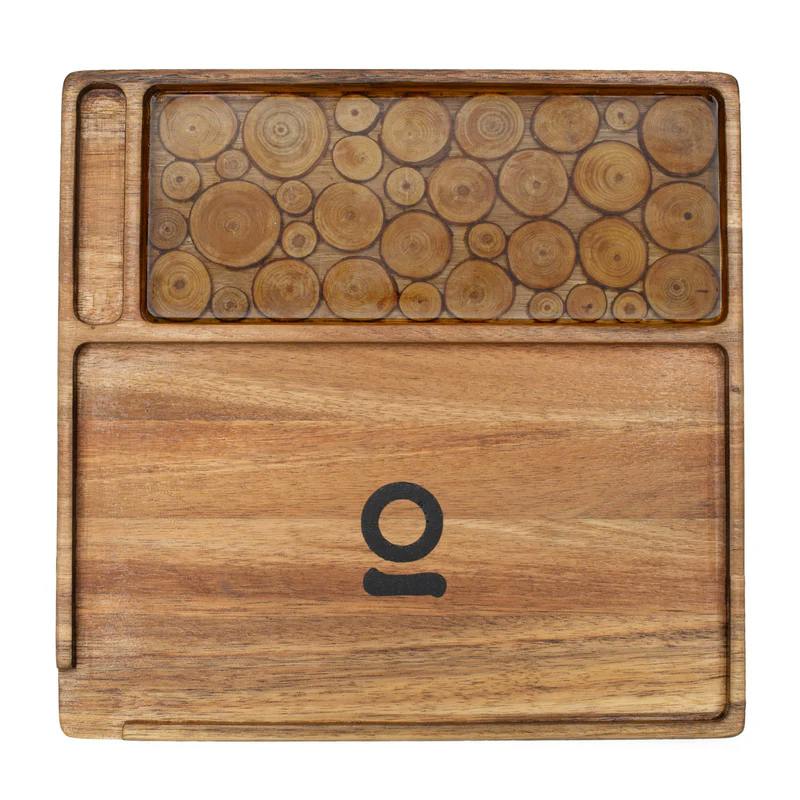 Acacia Wood Log Finish
