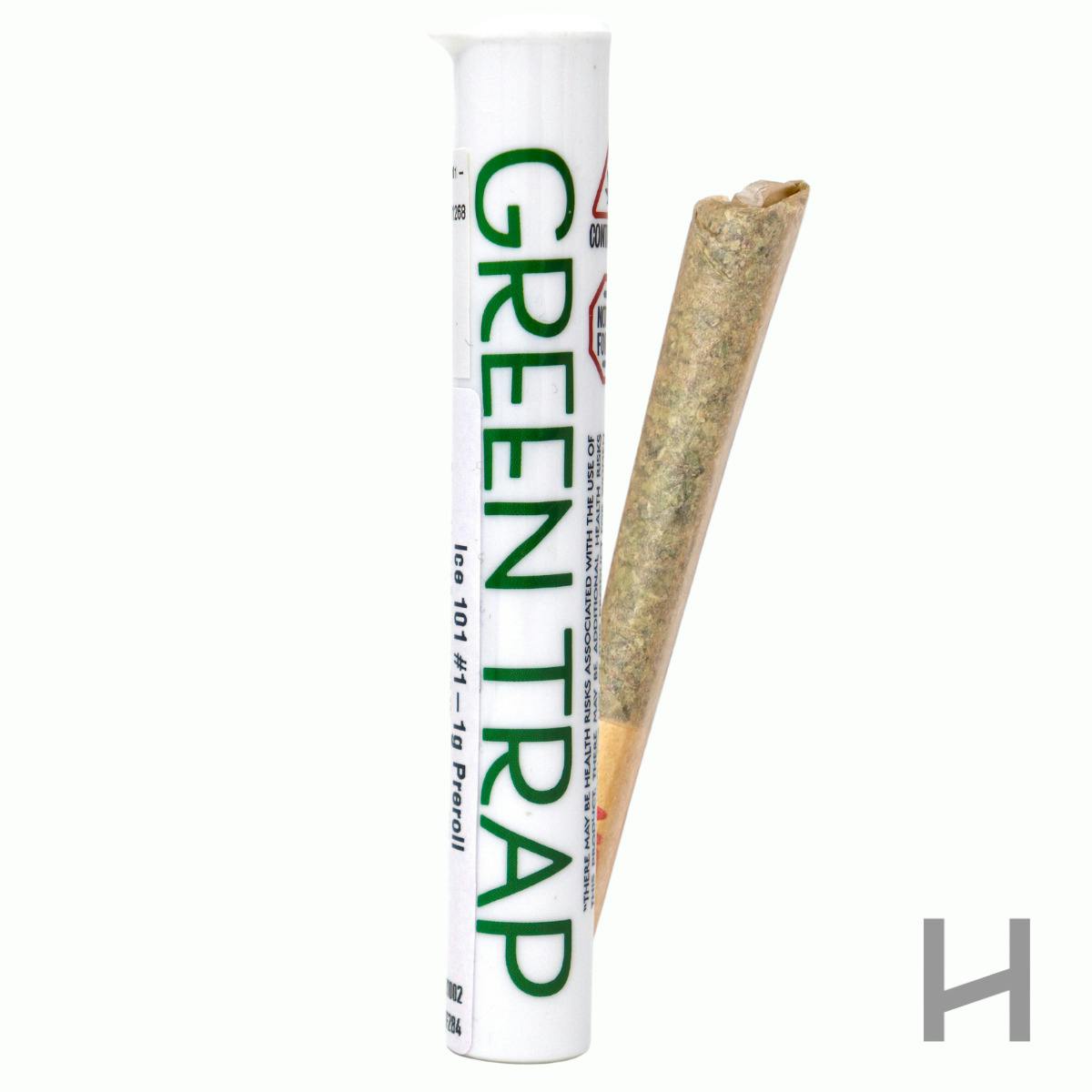 Green Trap | Pre Roll | Cadillac Rainbows | [1g] | Hybrid