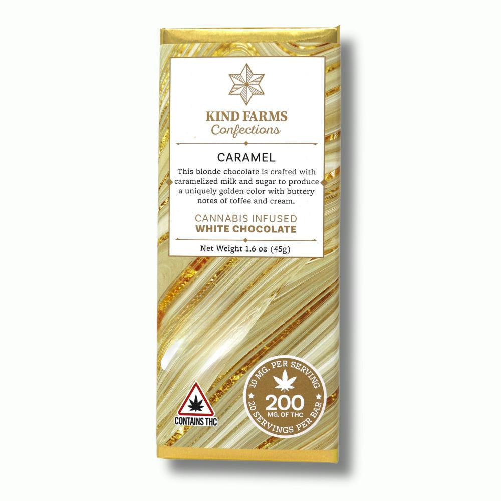 Caramel White Chocolate Bar | [200mg] | Kind Farms