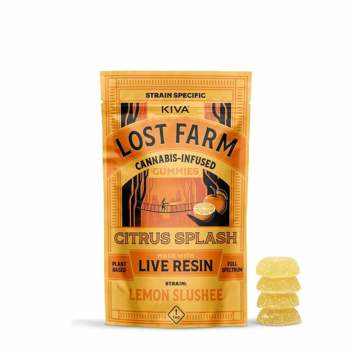 Lemon Slushee - Citrus Splash | Live Resin Gummies 110mg 10pk