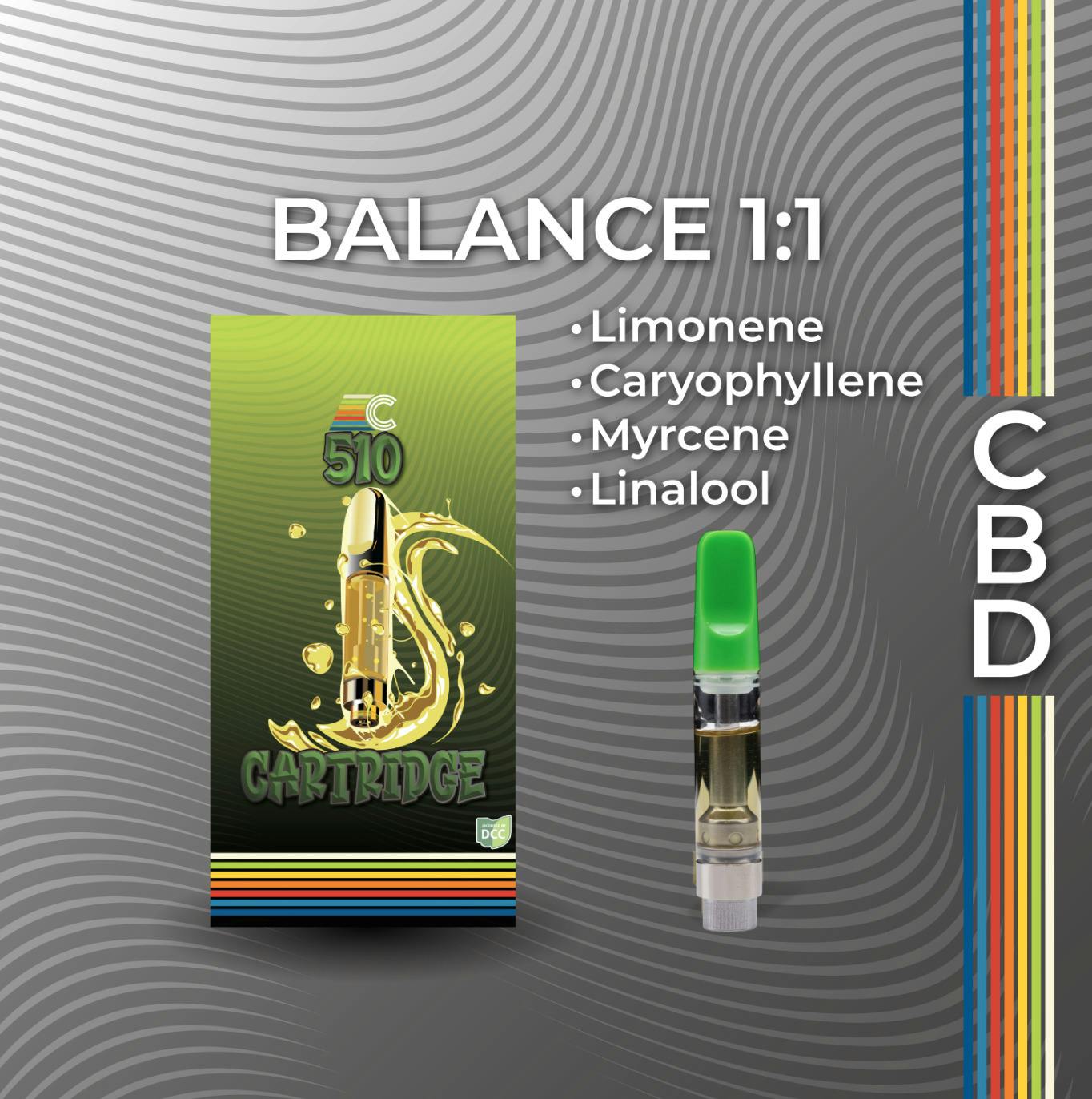 Balance 1:1 THC:CBD | 510 Cart