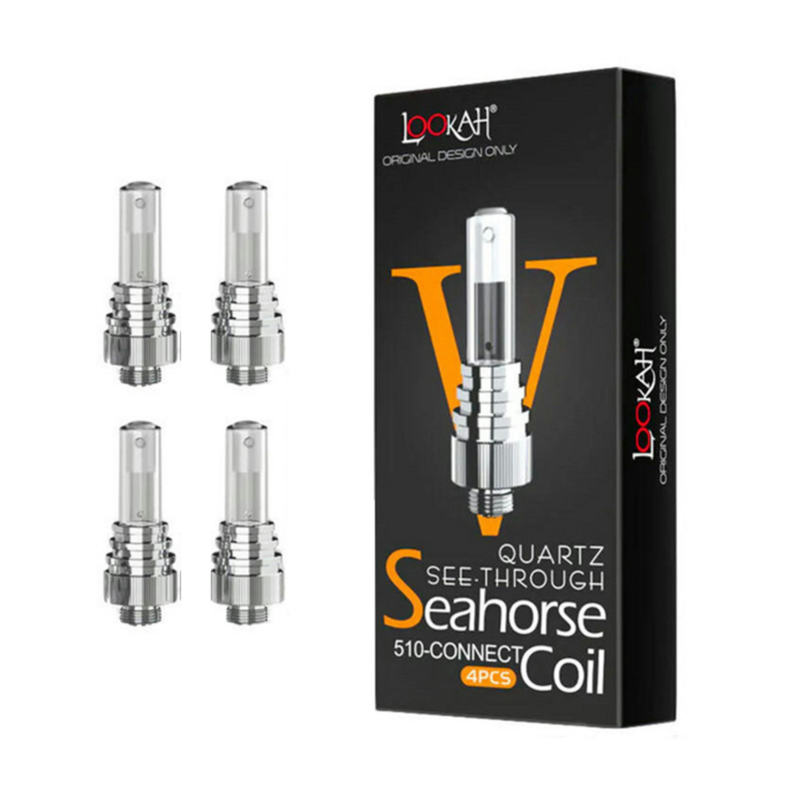 Seahorse - Replacement Tip | Quartz Tube 4pk