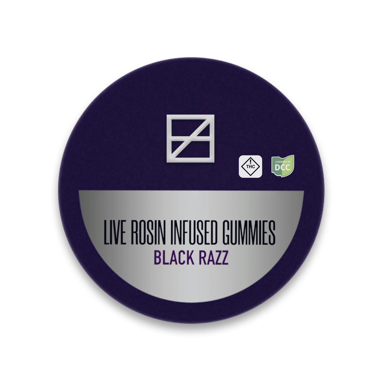 Black Razz | Live Rosin Gummies 110mg 11pk