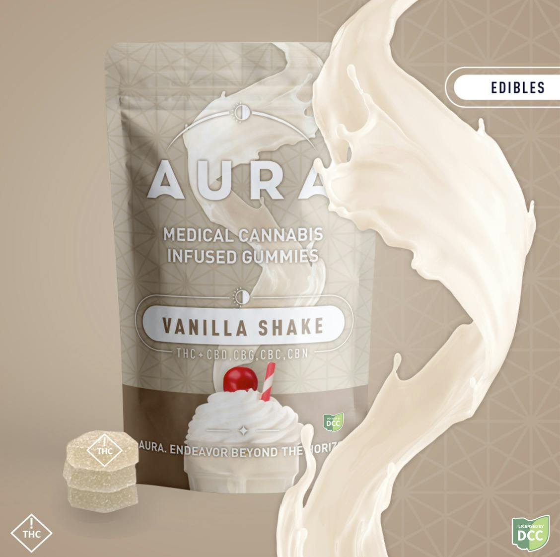 Vanilla Shake | Entourage Gummies 550mg 11pk