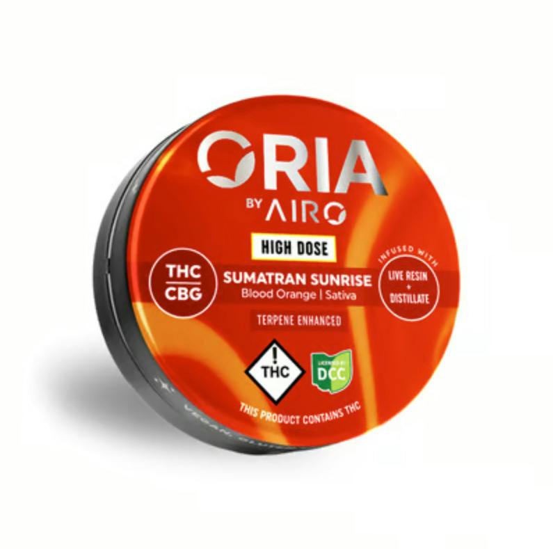 Oria - Sumatran Sunrise | Live Resin Infused Gummies 10:1 THC:CBG 500mg 10pk