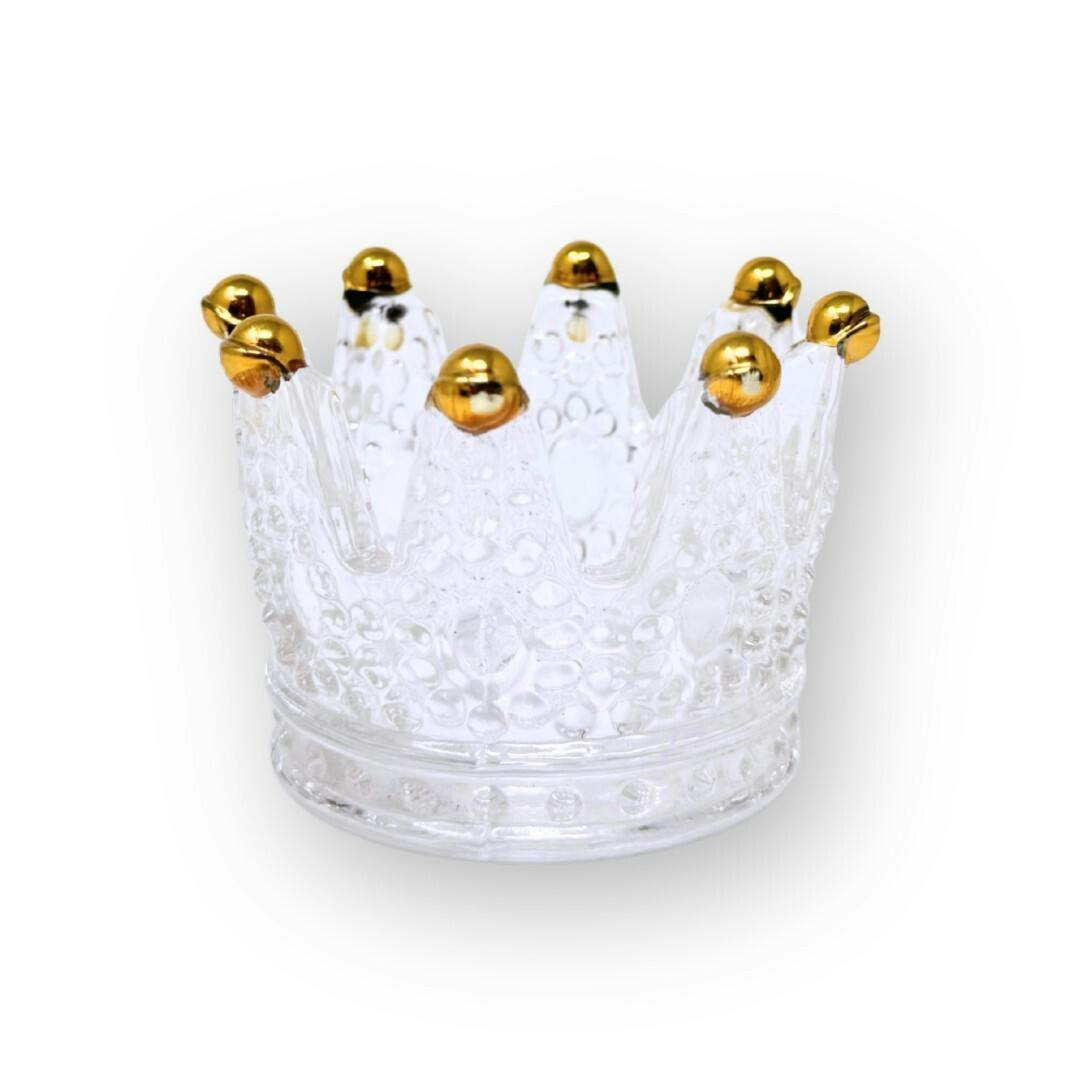 Kolas Ashtray Glass Crown Assorted