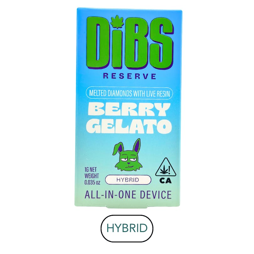 DIBS RESERVE — Berry Gelato