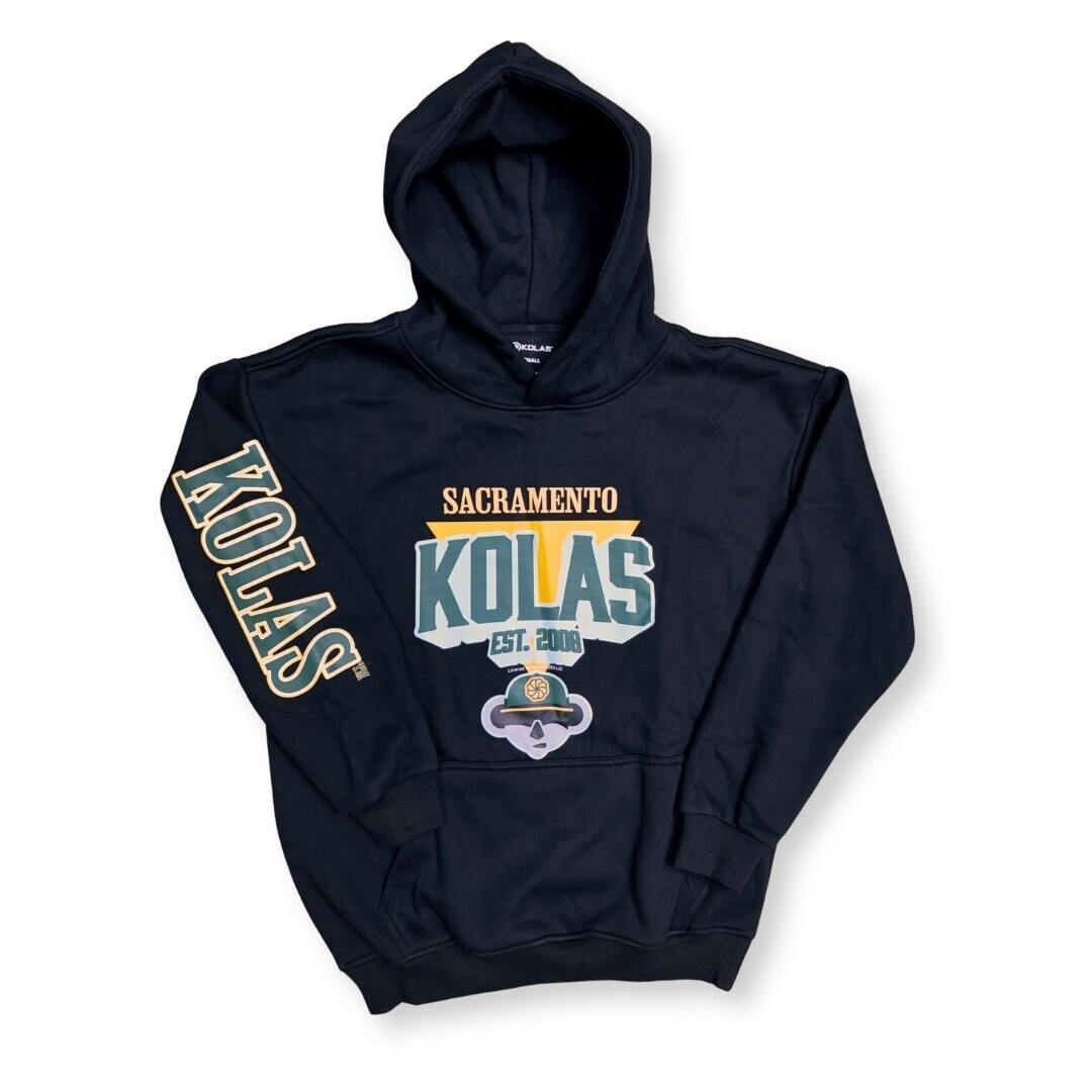 Branded Sports Hoodie Black
