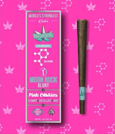 Presidential Moon Rock — Blunt Pink Cookies