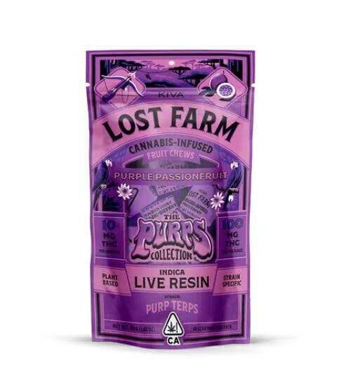 Lost Farm Fruit: Chews Purple Passionfruit Purp Terp