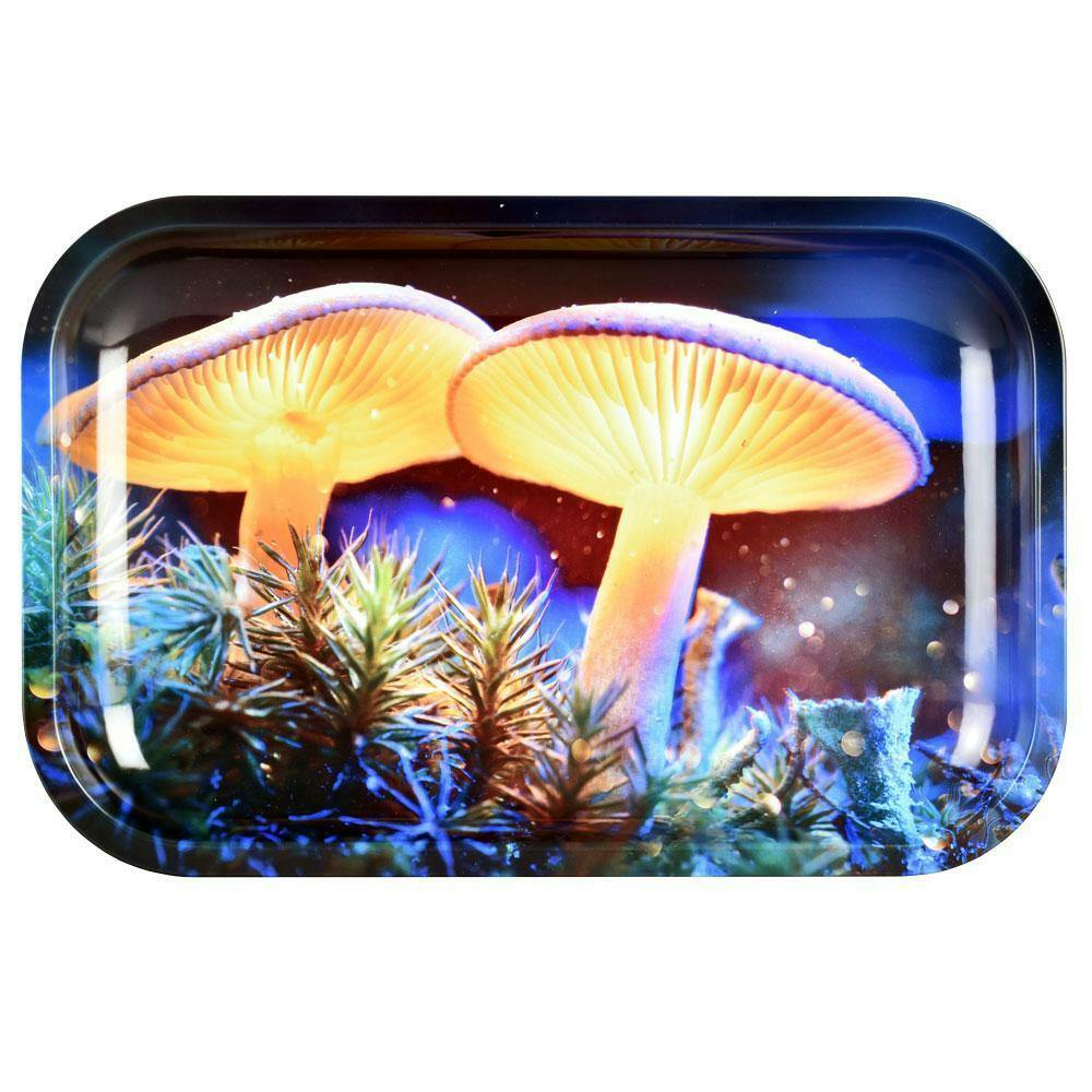 Metal Rolling Tray | Medium | Mystical Mushroom