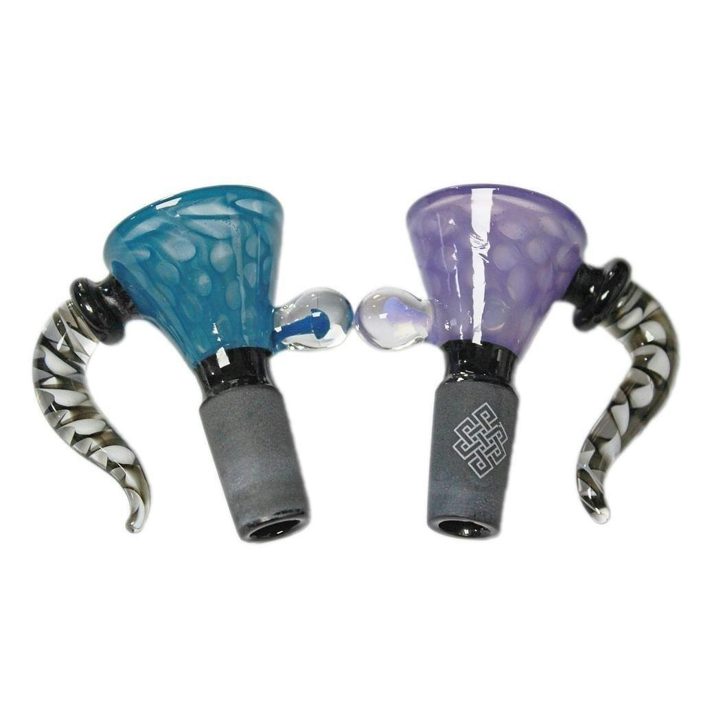 Karma - 14mm Glass Bowl - Honeycomb - Black Joint