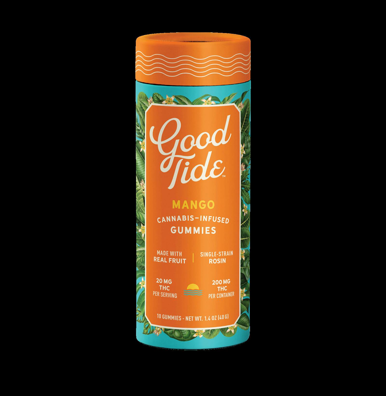 Good Tide | Mango Hash Rosin Gummies 10x20MG