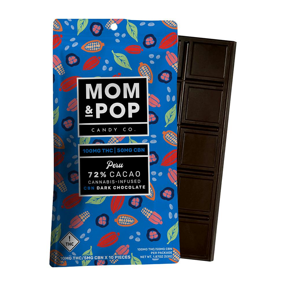 Mom & Pop - Dark Chocolate Bar (I) (100mg THC/50mg CBN)