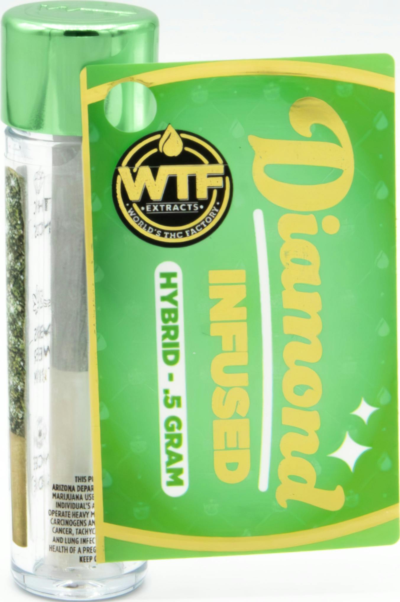 WTF - Diamond Infused Preroll - G.P.R. (H) (0.5g)