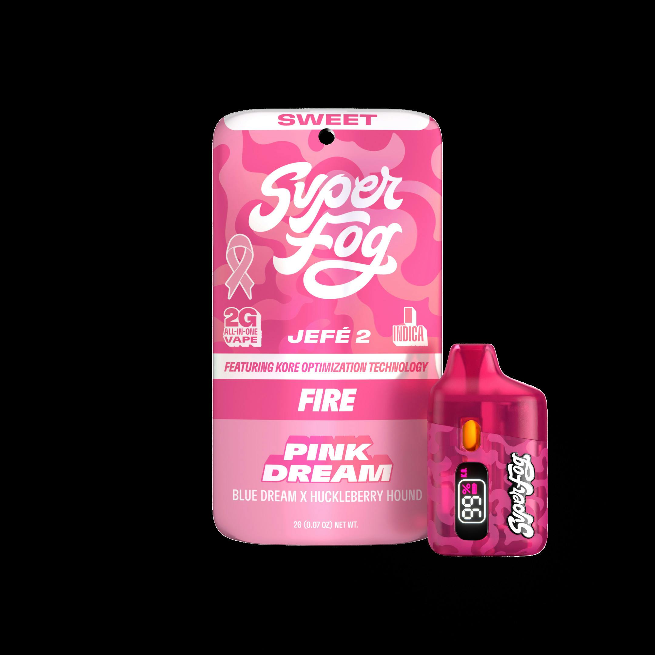 Mfused Super Fog - Fire Jefe 2 XL - AIO Liquid Diamonds - Pink Dream (H) (2.0g)